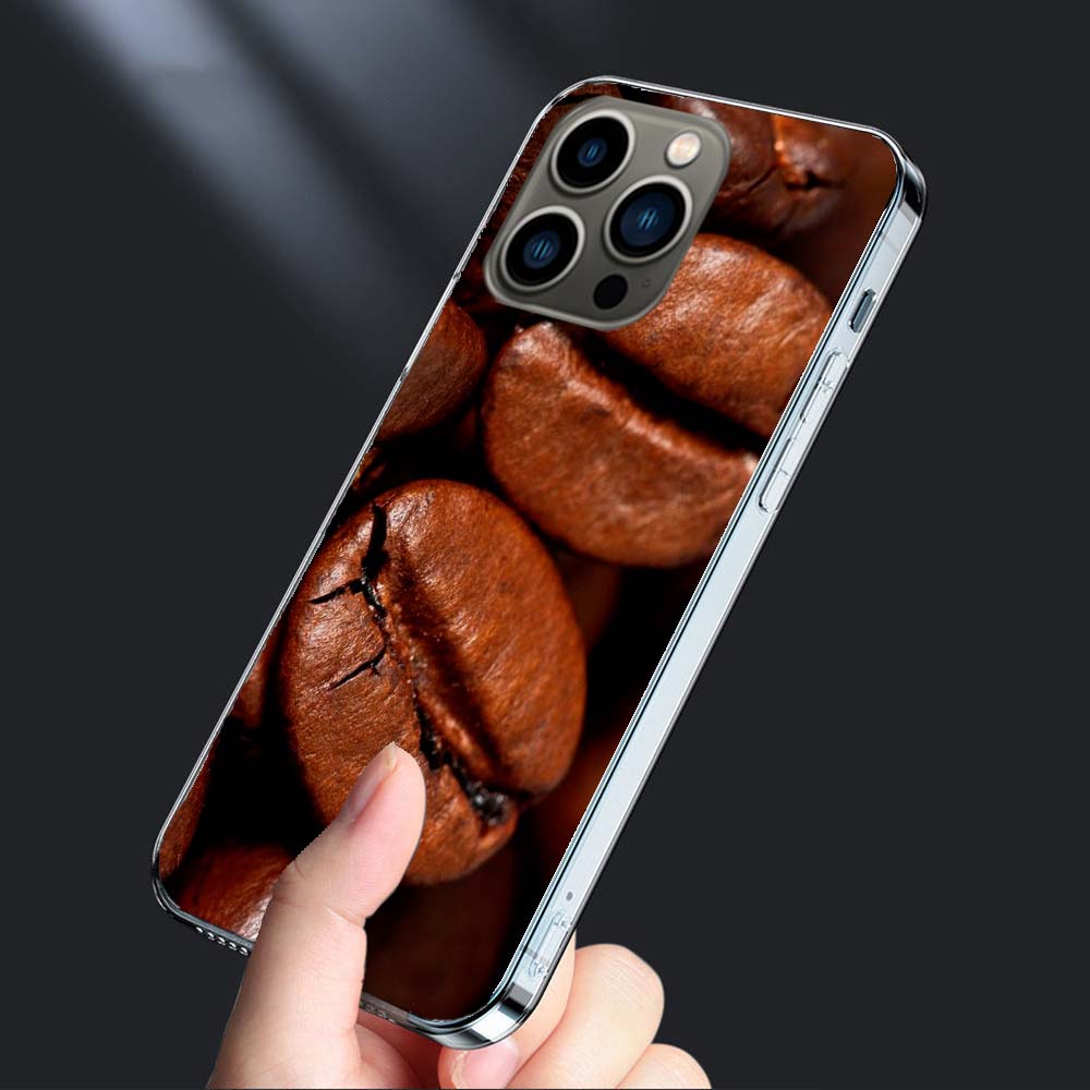 

Newly Baked Coffee Beans Phone Case For Iphone 16E 15 Pro 14 Plus 17E 16 17 Pro Max Air 11 12 13 Mini Shockproof Capa Cute Co iPhone 13 Pro