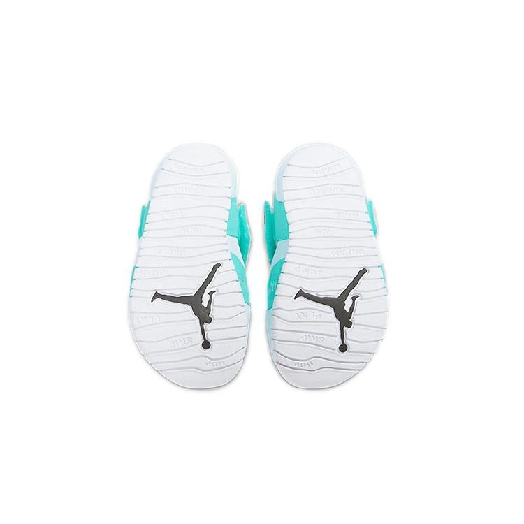 Jordan Flare PU Polyurethane Lightweight Abrasion Resistant Anti Kick Breathable Low Top Toddler Shoes Aurora Green CI7850-301