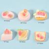 10pcs Petite Creative Strawberry Cake Handmade DIY Cream Resin Small Jewelry Material Workmanship Accessories