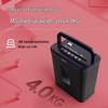 Deli P-4 Cross-Cut Mini Paper Shredder CN Plug (adapter Included)