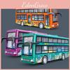 Decker Bus Double With Door Opening Inertia Toy With Lighting And Function Sound