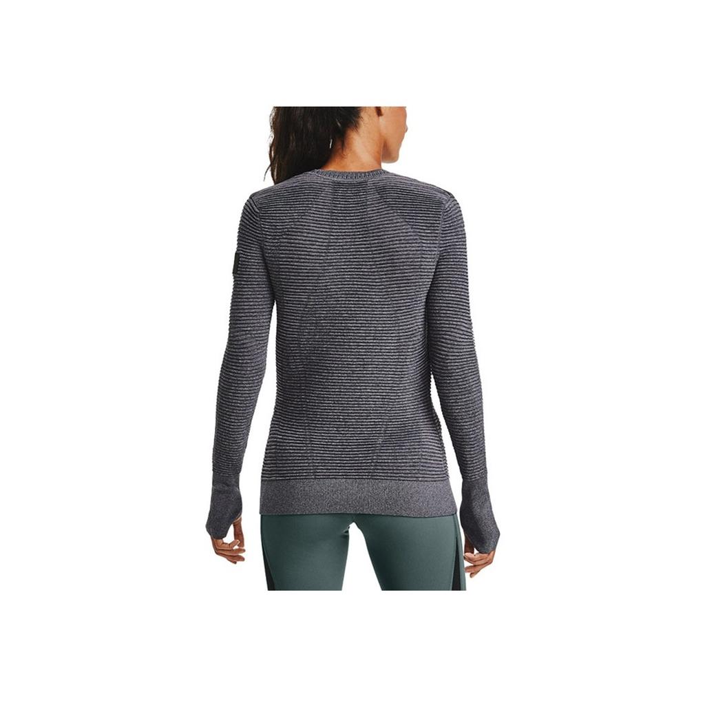 Under Armour Intelliknit Phantom 2.0 Sports Running Crewneck Sweatshirt Women Sweatshirt Gray 1354394-590