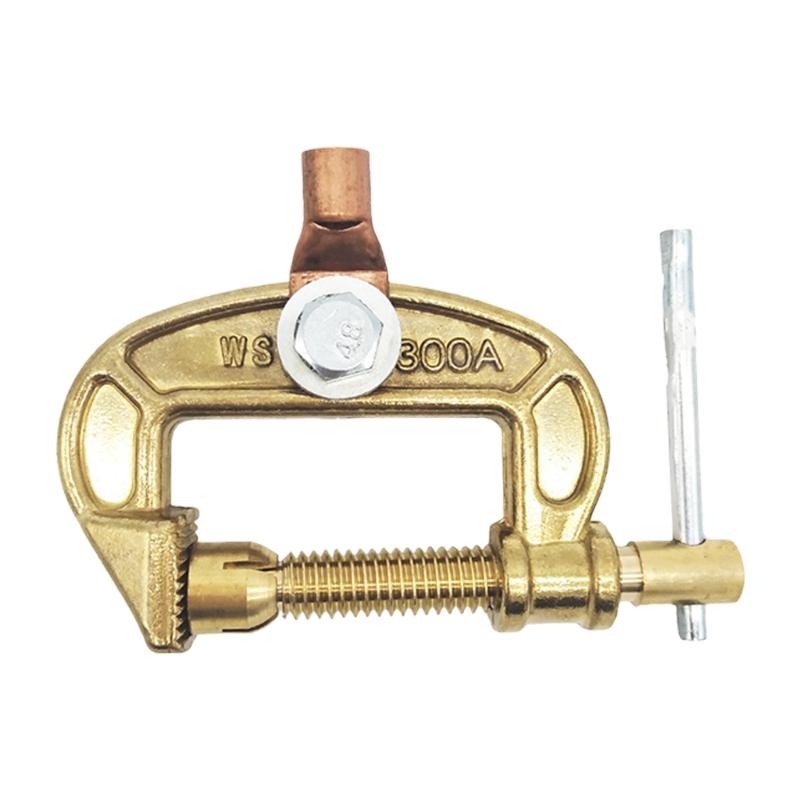Professional Grounding Work Clamp Large Diameter Welding Ground Clamp Wear Resistant Oxidation 300A/500A/600A