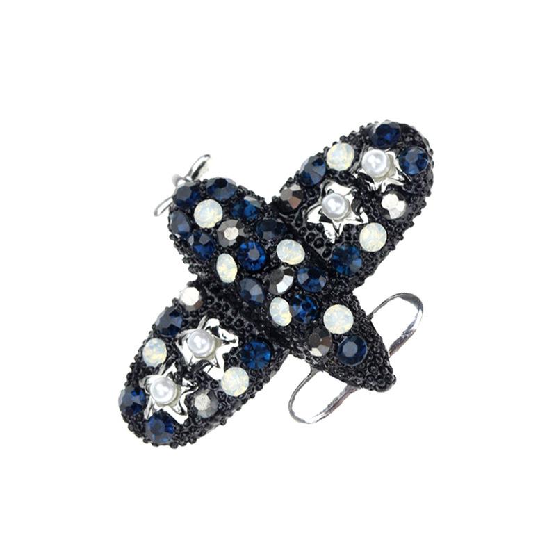 

Корейская мультяшная брошь-кристалл в виде самолета для свитеров и пальто