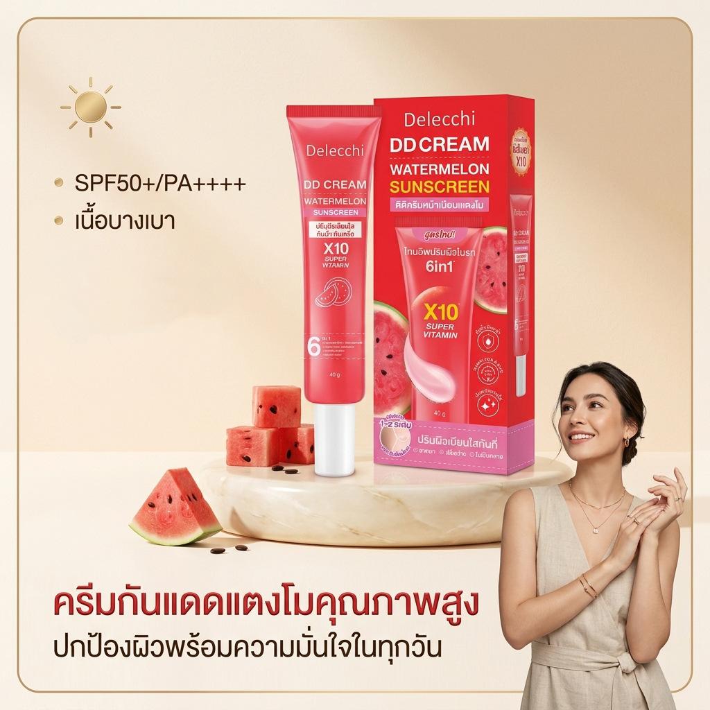 Watermelon Sunscreen, Summer Sunscreen Lotion