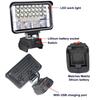 For Mk 14.4V-18V Work Light Led Outdoor Flashlight Camping Lamp Li-Ion Battery Emergency Lighting Cordless Lantern
