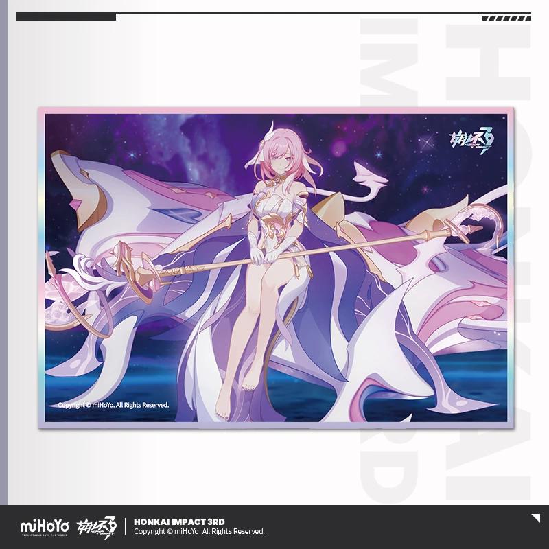 

Sunsyea Honkai Impact 3rd Official Merch miHoYo Original Authentic CG Series PET Colored Paper Kiana Mei Bronya Fu Hua Elysia