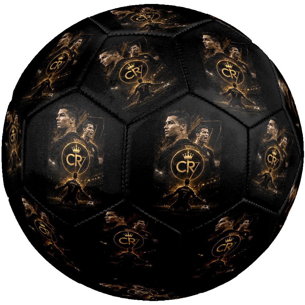 Ronaldo's Portugal Legacy Size 5 Soccer Ball Machine Sewn Indoor/Outdoor Training and Matches Ideal for Soccer Enthusiasts