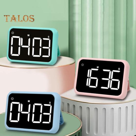 Velký časovač s nočním světlem Přenosné, bateriově napájené magnetické univerzální odpočítávací stopky pro vaření v učebně pečení