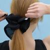 Mist Square Scrunch_Black