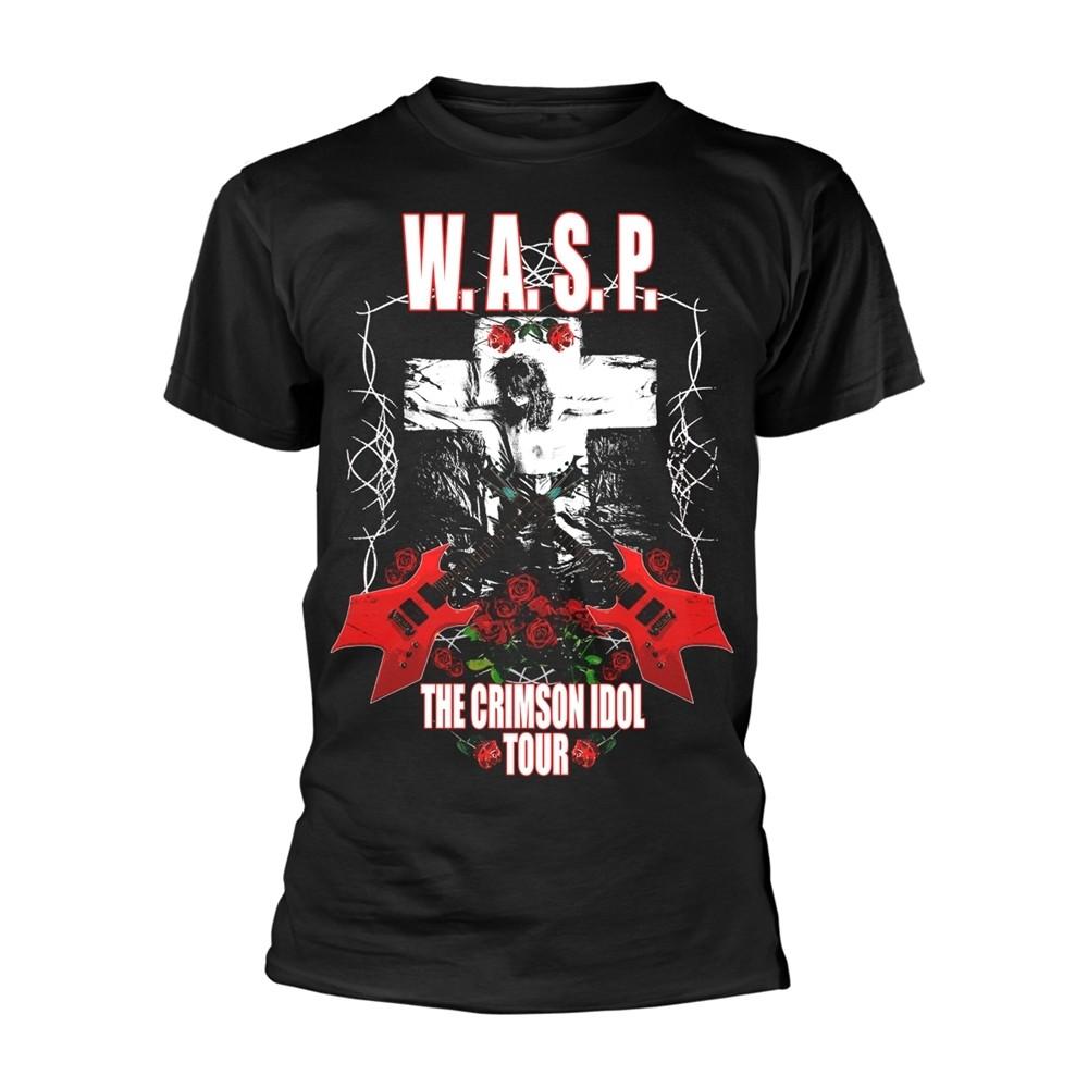 W.A.S.P. - CRIMSON IDOL TOUR BLACK T-Shirt, Front & Back Print Small XXL