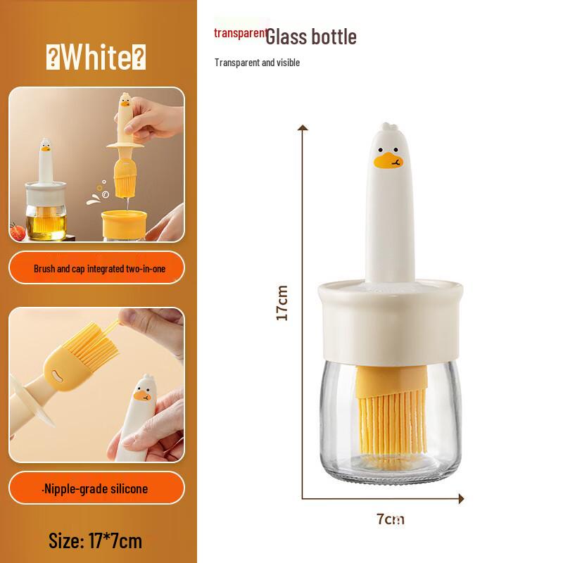 ZISIZ Silicone Oil Brush with Integrated Bottle