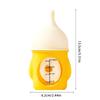 Practical Animal Feeding Bottle with Clear Scale and Silicone Nipples Accessory for Newborns Kittens Puppies 80ml