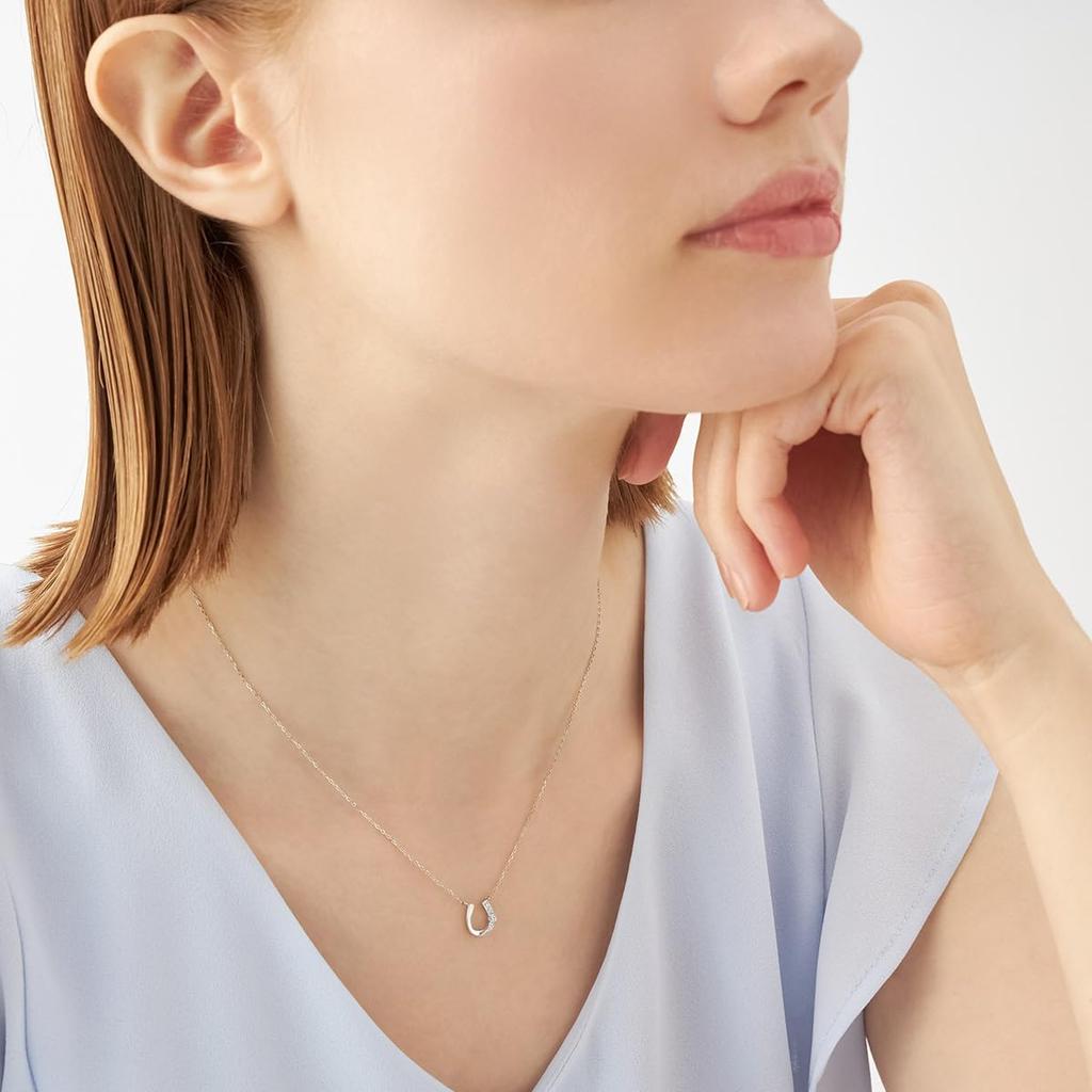 Canal Official Silver Horseshoe Necklace for Birthday Includes Jewelry 152424121005 4.0 Women, Gift, Case,
