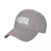 Beers for Bob  White Logo Baseball Cap New Hat Snap Back Hat Luxury Unisex Hat Girl Unisexs