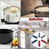 6Pcs Silicone Heat Insulation Pot Handle Non-slip Pot Handle Cover High Temperature and Wear Resistance Handle Kitchen Gadgets