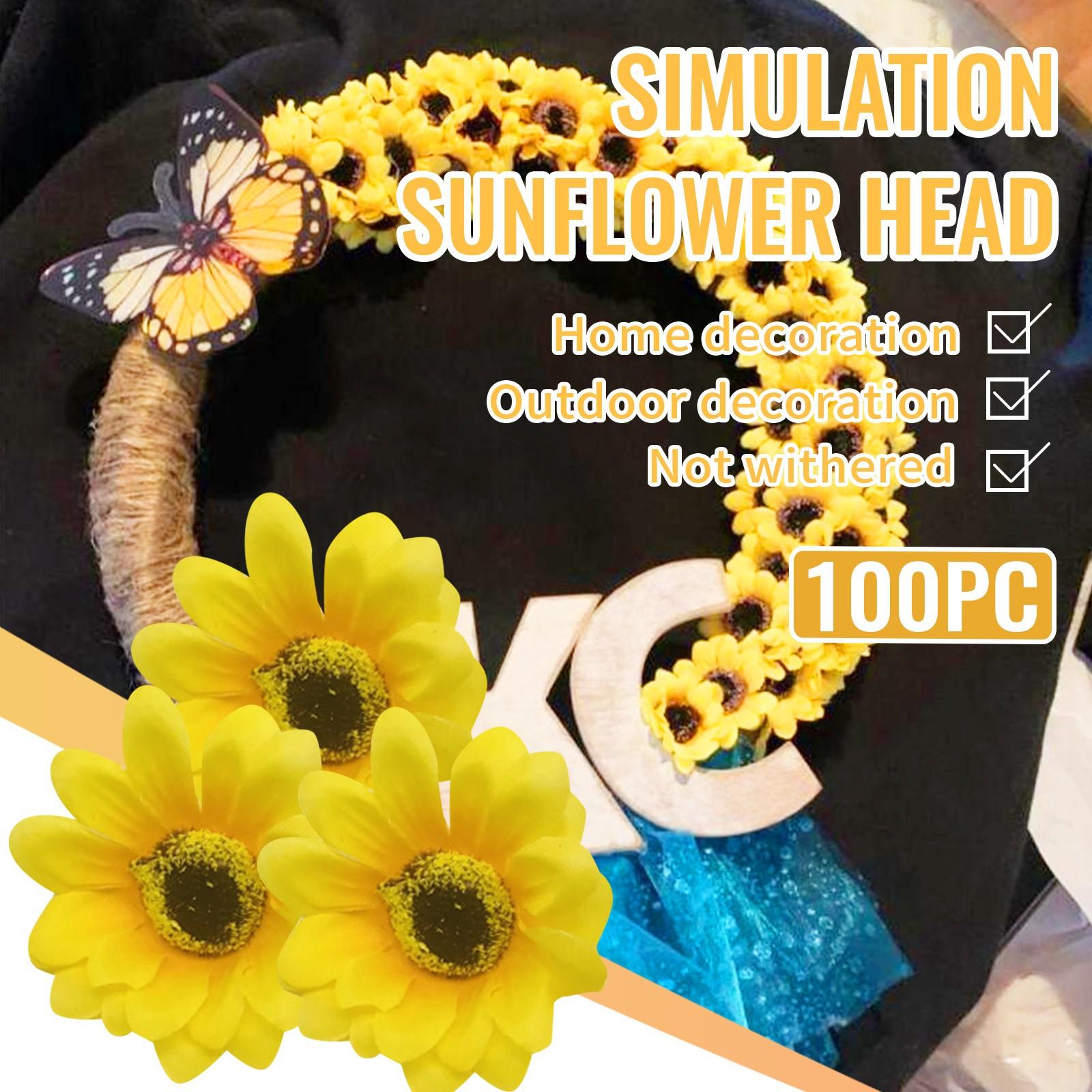 

Simulation Sunflower Sunflower Fake Flower Home Decoration Wedding Cake Crafts