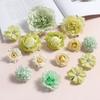 Mixed Rose Artificial Flowers Silk Fake Flowers Heads for Room Home Decor Wedding Decoration DIY Craft Garland Gifts Accessories