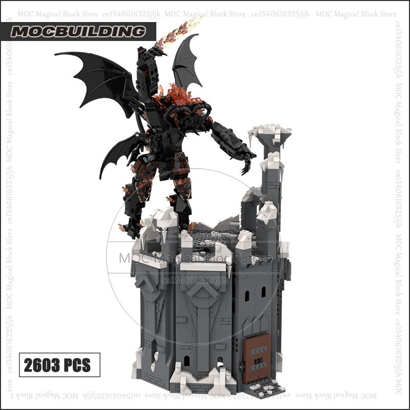 UCS Rings Collections Middle Earth Lord Moc Building Blocks Scene Technology Bricks Kits Display Model Construction Xmas Toys