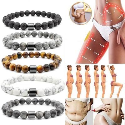 Fashion Slimming Bracelet Micro Magnetic Bracelet Natural Stone Bracelet Bangle Womens Magnetic Therapy Bracelet Jewelry Creating Perfect Body Shape