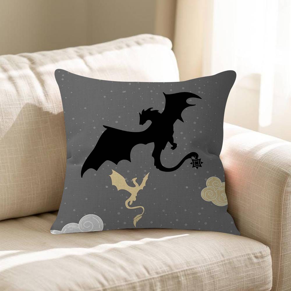 Copricuscino Drago Ala Quarta 30x50 Poliestere Cuscini da Divano Cuscini Decorativi da Lancio Decorazione per la Casa Copricuscino