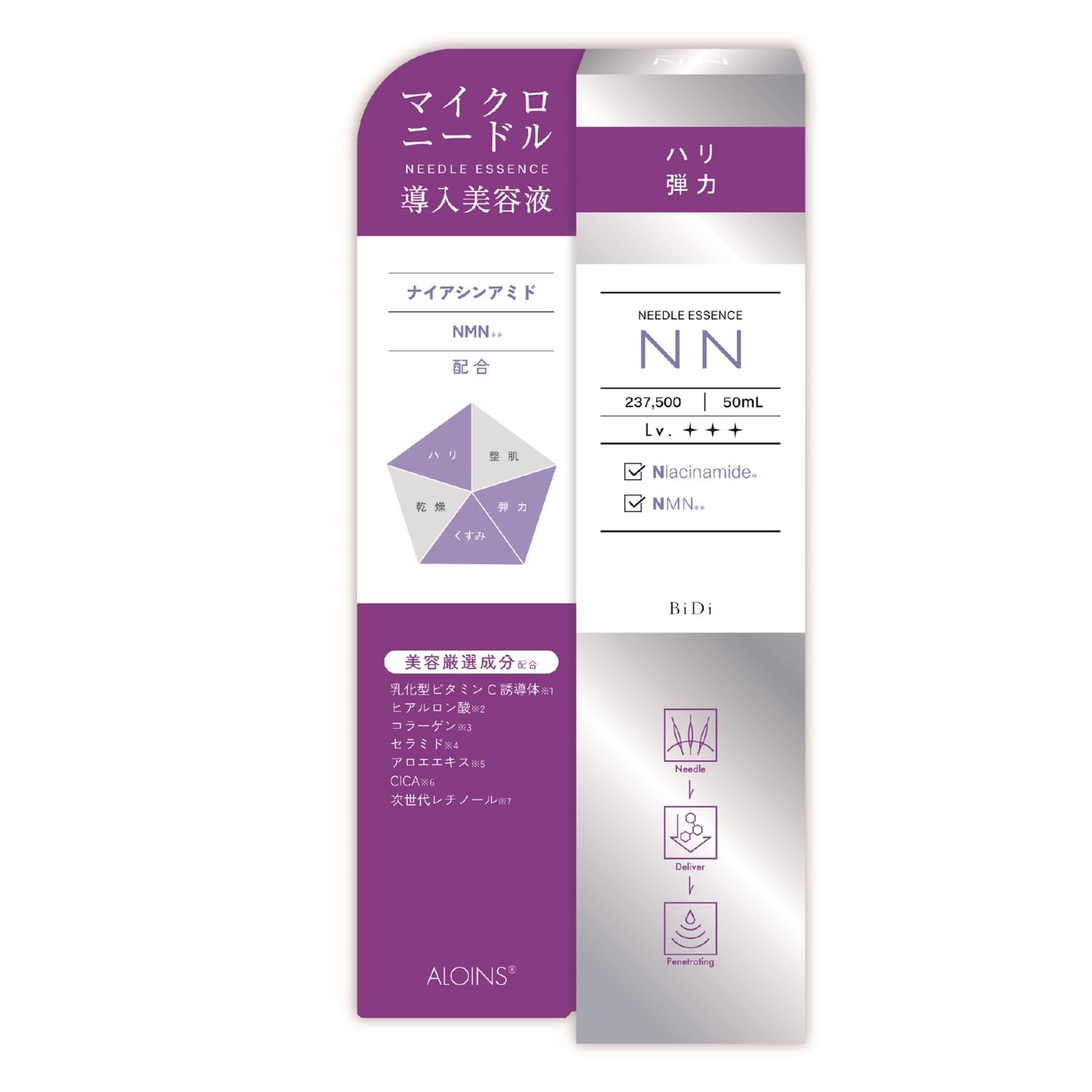 

Bidi Needle Essence NN 50ml, Introductory Beauty Serum (Niacinamide NMN, Next Generation Retinol)
