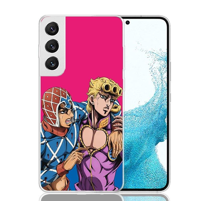 JoJo Adventure Giorno Giovanna Phone Case For Samsung Galaxy S26 S25 Edge S24 S23 FE S22 Ultra S21 Plus S20 + Fundas Cover Coque