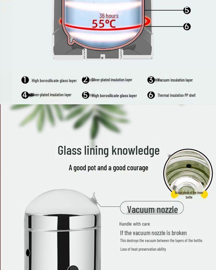 2025 Large Capacity Insulated Thermos Kettle for Dorms - Boiling Water Bottle