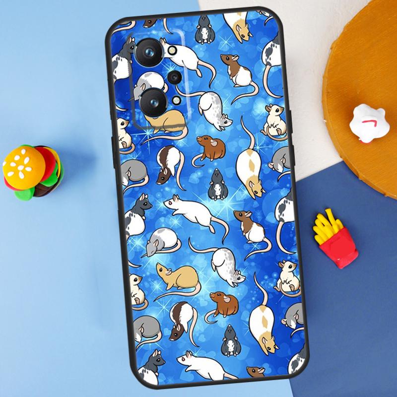 Mouse Rat For Realme GT7 Pro GT 6T 6 5 C67 C61 C55 C53 C51 C21Y C25S C75 10 11 12 13 14 Pro Plus Case