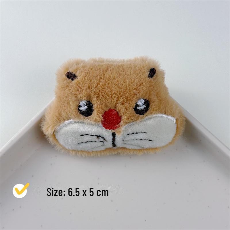 

Мультяшный плюшевый кулон «Сурок» и детские аксессуары для волос Back Opening [Accessory]