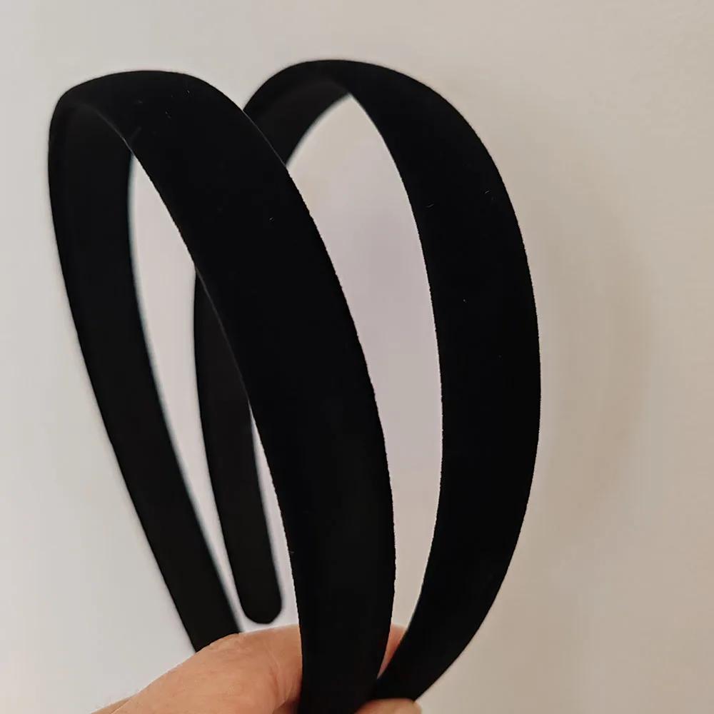 2τμχ Ευρωπαϊκή και Αμερικανική Κόκκινη Μαύρη Βελούδινη Στέκα Γυναικεία Κορίτσια Κορδέλες Μαλλιών Κομψή Στέκα για Πάρτι Διακοπών Αξεσουάρ Μαλλιών