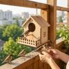 Bird Cage Wood Bird House Parrot Mating Box Incubation Box Bird Nest  Patio Decorative