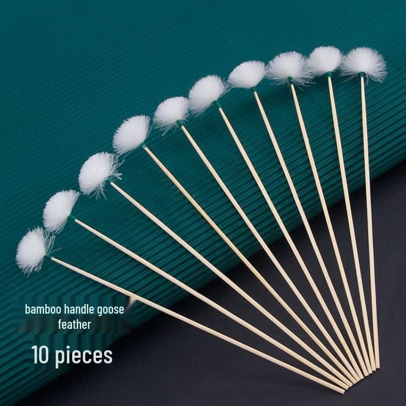 Professional Ear Cleaning Set: Silver Needle, Goose Feather, Chicken Feather, Horse Tail Ear Picks