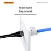 Cat6 Tool-Free Network & Telephone Wall Plate Module