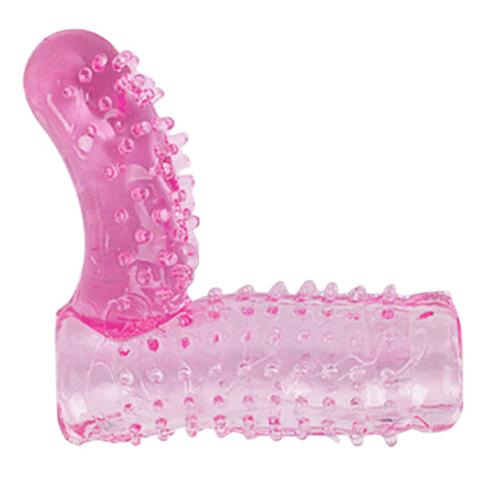 Penis Sleeves Silicone Finger Cock Ring Penis Lesbian Sex Toys for man Adult Product nice choice to as a gift for yourself