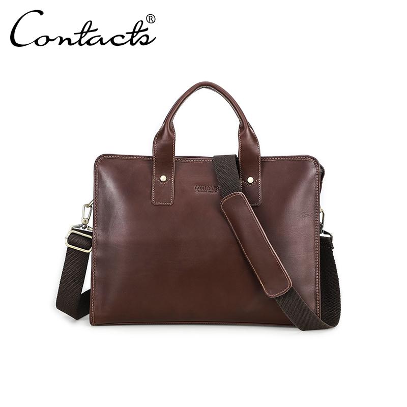 Sac Cartable En Cuir Pour Ordinateur Homme - Mallette Professionnelle Supérieure, Neuf Avec étiquettes