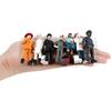 Mini People Figurines Dollhouse Miniature Figures Plastic People Simulated People Figurines Sand Table Figurines Mini Character Models 1set Officer