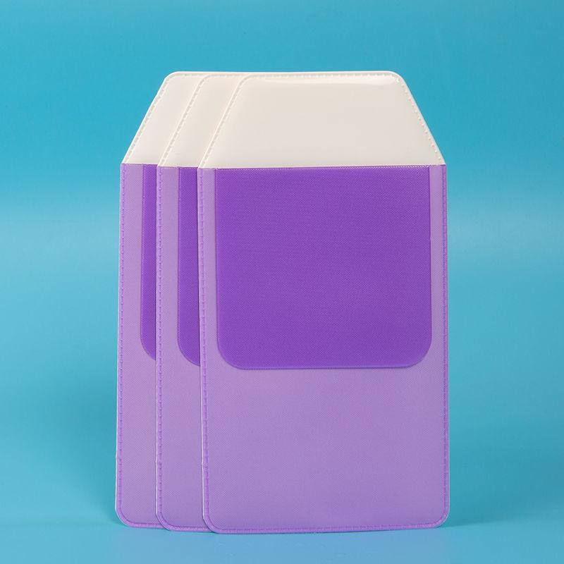 PVC Leak-proof Ink Pen Holder Bag Simple 3pcs Doctors Nurses Pocket Pen Case Gel Pen Pouch for Medical Workers Protective Sleeve