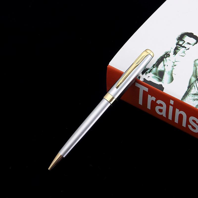 Metal Rotating Ballpoint Pen, Business Advertising Gift, CPC Ballpoint Pen, Signature Pen, Ballpoint Pen, Stationery, School Stationery