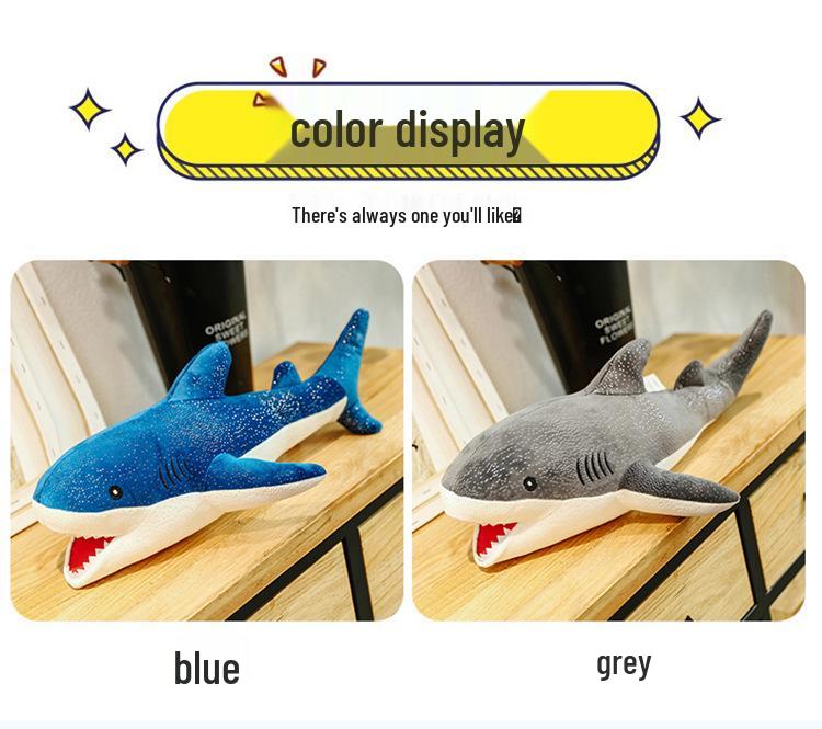 Shark Plush Toy Marine Life Doll Children's Pillow Birthday Gift