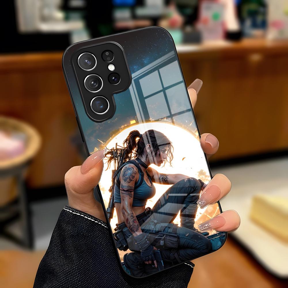 T-Tomb Raider Phone Case For Samsung S26 S25 Plus S20 S20 Plus S22 Ultra S23 FE S21 Plus S21 Ultra Glass Cover