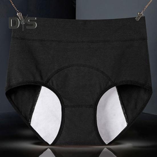 Dámské kalhotky Jednobarevné Nadměrná velikost Zvedající zadek S vysokým pasem Bezešvé Elastické Kalhotky proti protečení na menstruaci Dámské spodní prádlo