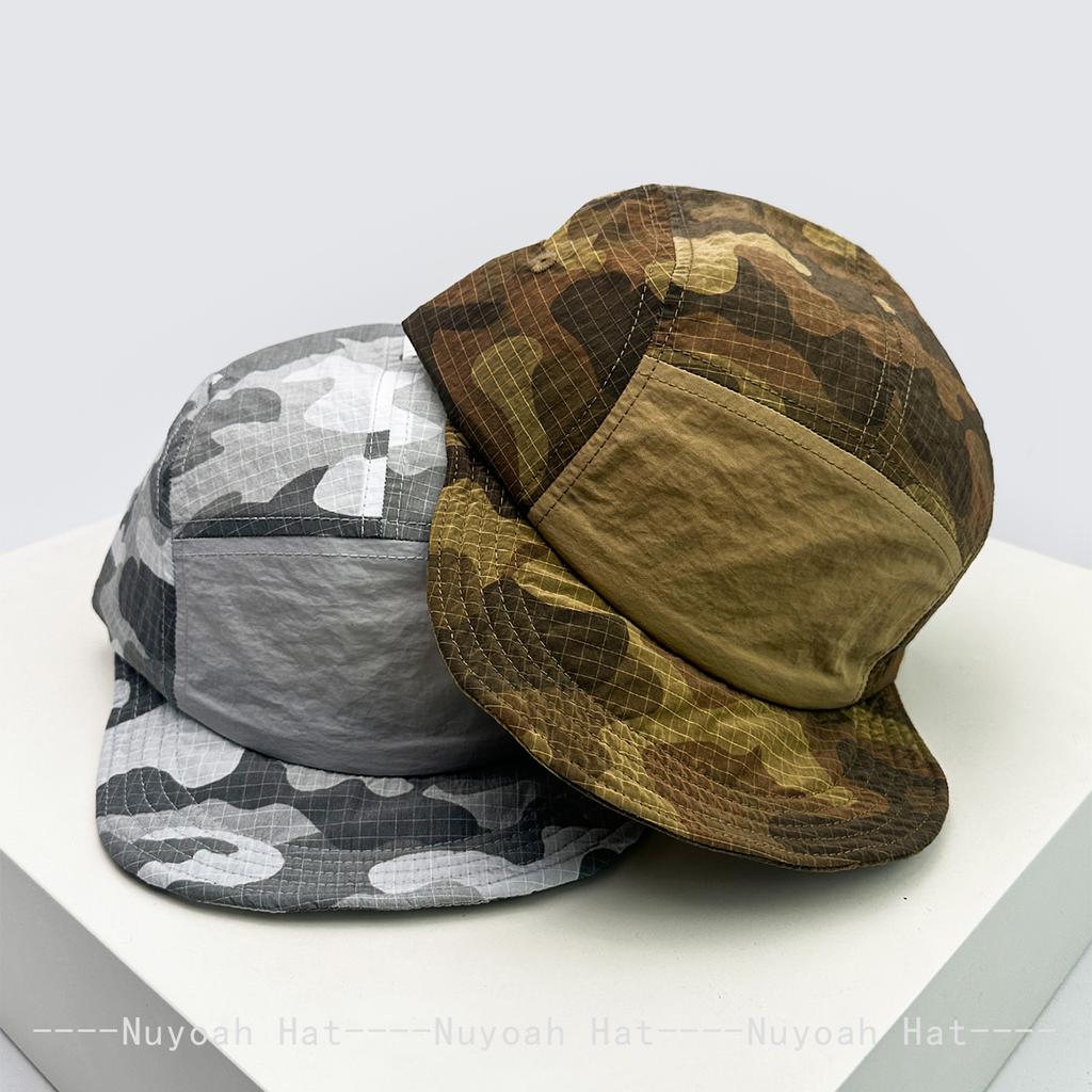 And Women Camo Fast Drying Letter Print Embroidery Baseball Caps Sun Protection Color Contrast Air Permeable Personalized Peaked Hats All-Match Ins