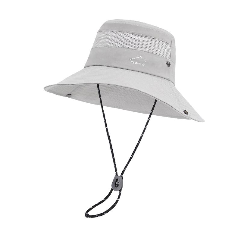 Summer Big Eaves Hat for Men and Women Mountaineering and Fishing Speed drying Waterproof Detachable Top Fisherman's Hat