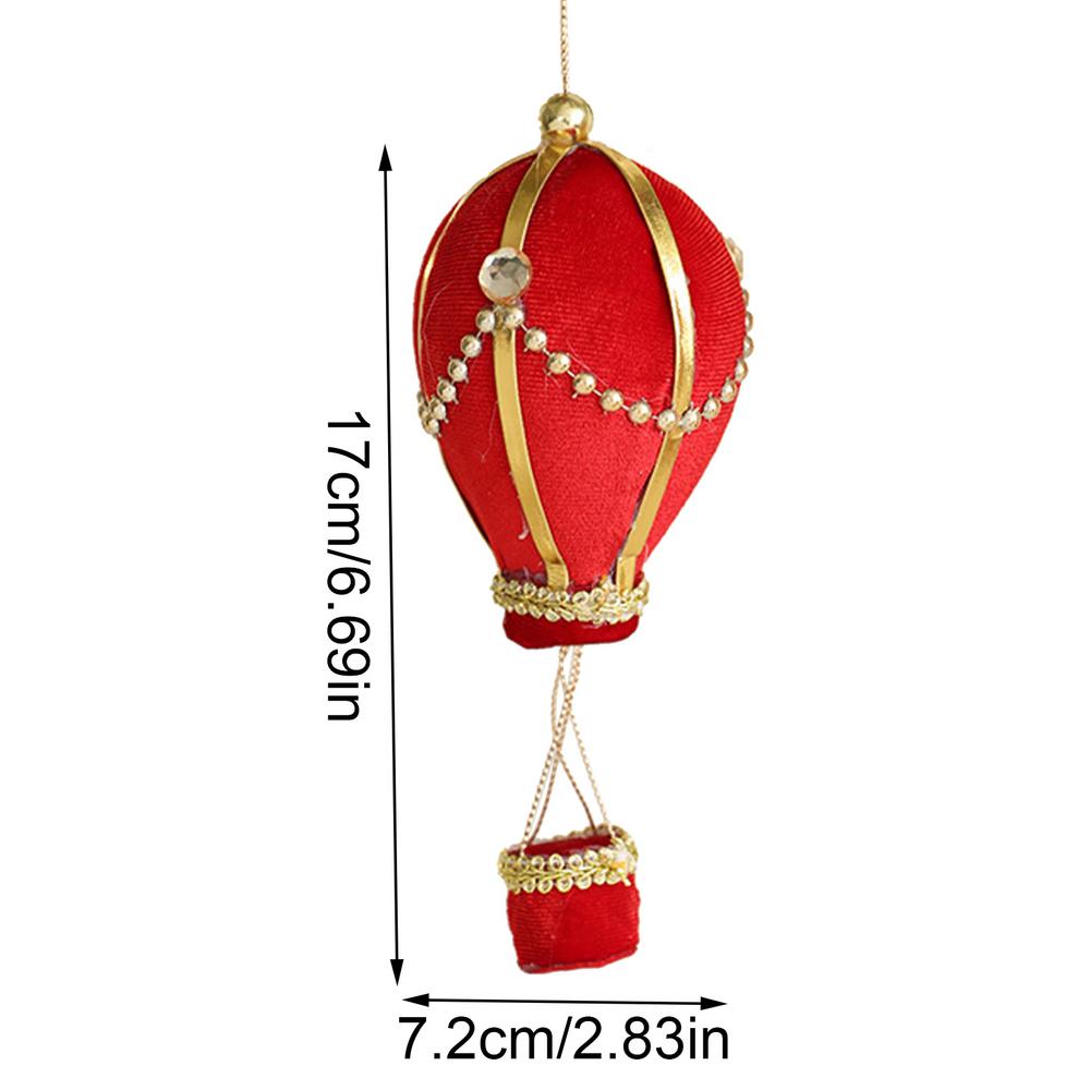 

Рождественские подвески в виде воздушных шаров, фланелевые елочные украшения, креативные рождественские подвески, праздничные принадлежности, цветные жемчужные маленькие красный