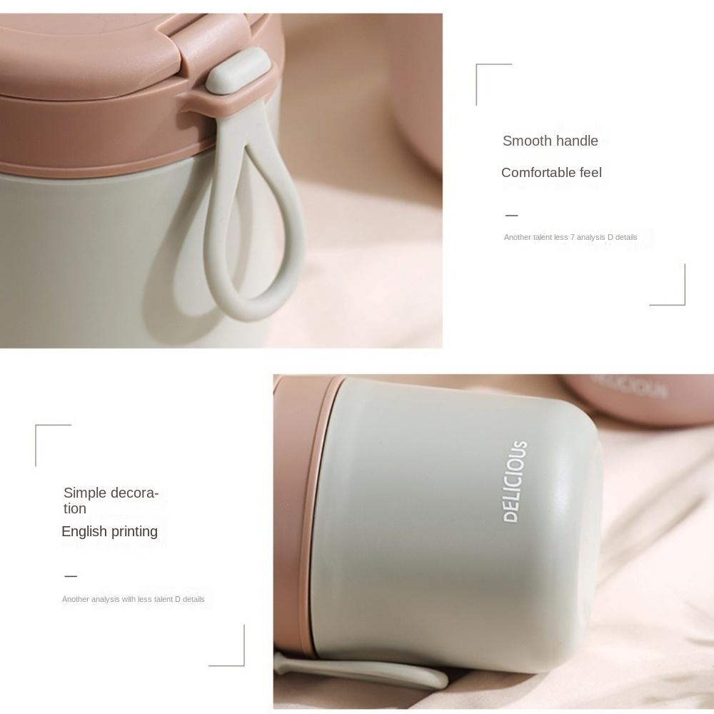 Porridge Cup Insulated-Food-Jars Wide Mouth Thermal Lunch Container for Hot-Food