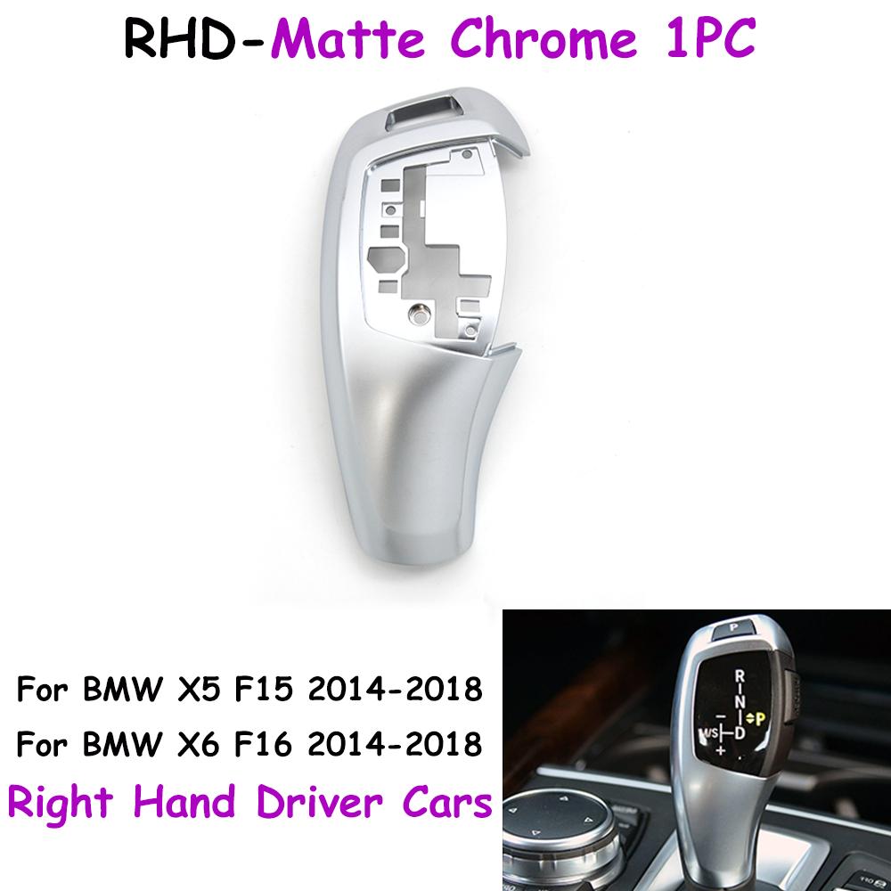 F15 F16 LHD RHD Car Gear Shifter Knob Shift Lever Cover Replacement For BMW X5 X6 Series 2014-2018 61319346825 61319346826