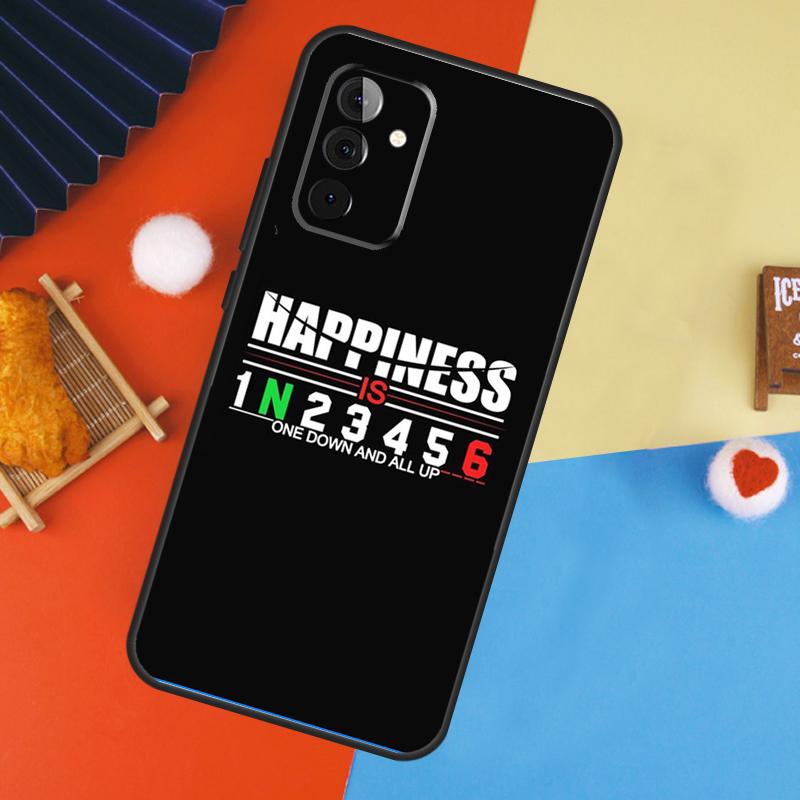 Motorcycle Gear Case For Samsung Galaxy A14 A34 A54 A55 A35 A15 A73 A53 A33 A23 A13 A12 A32 A52 A51 Cover