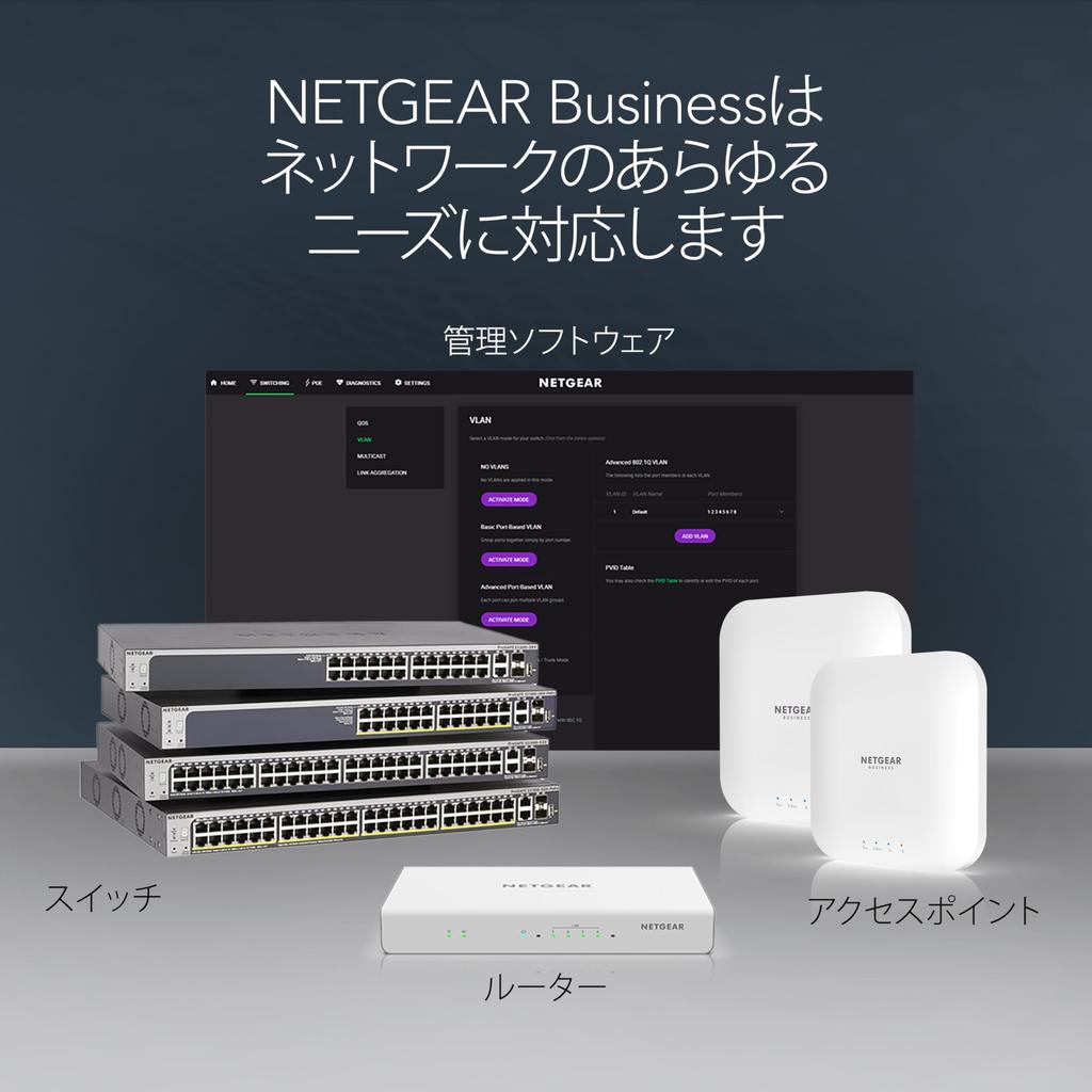 [Genuine Product] NETGEAR 5-Port 2.5G Switching Hub, Metal Casing, Silent Fanless, 3-Year Manufacturer's Warranty, Unmanaged Switch MS305-100JPS