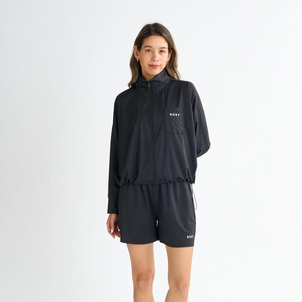 Roxy Aurora Stand Black Women's Rashguard,